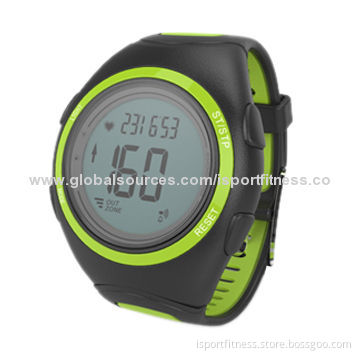 Wireless Heart Rate Monitor with Chest Strap, Audio and Visual Alarm in Target Zone